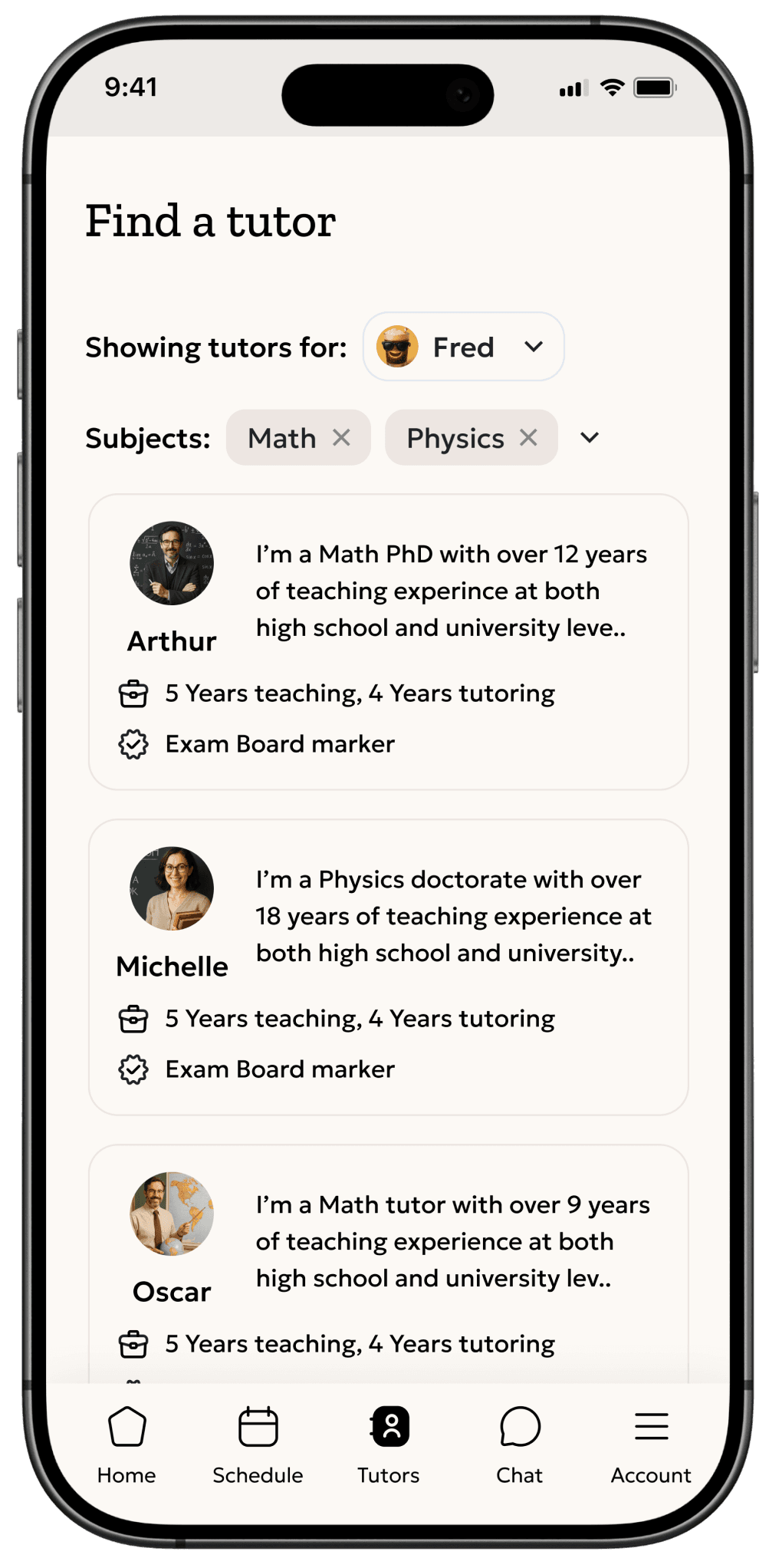 find a tutor